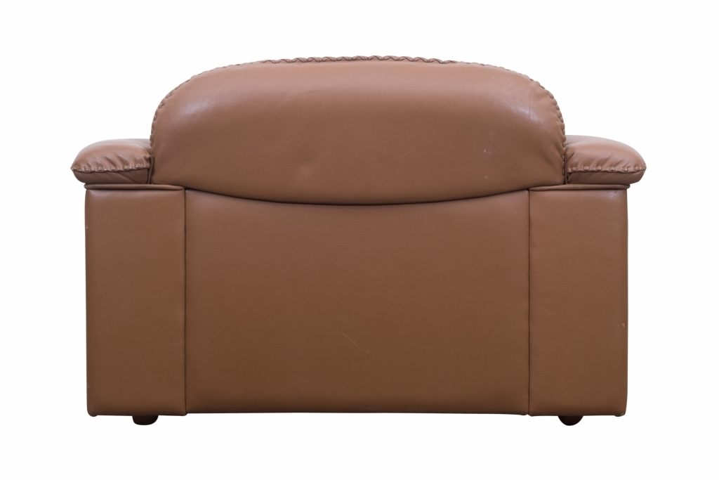 De Sede Brown Leather Lounge Chairs - 1960s
