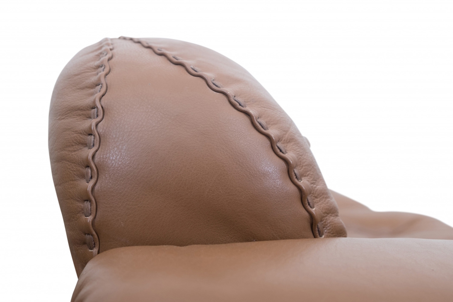 De Sede Brown Leather Three Seater Sofa - 1960s