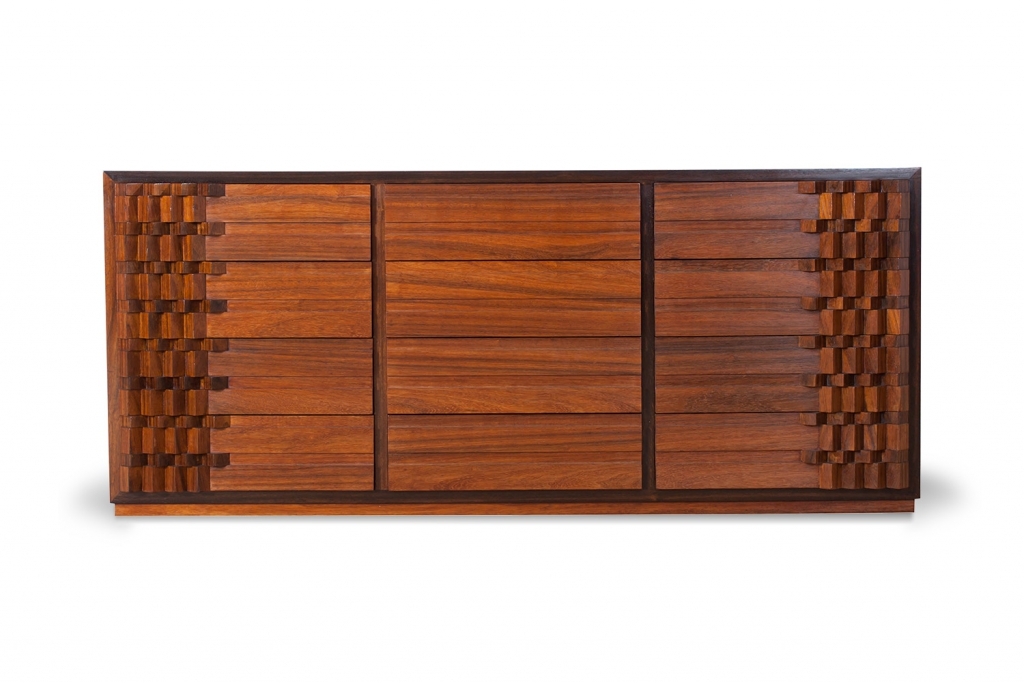 Walnut Chest Of Drawers, Luciano Frigerio - 1970s