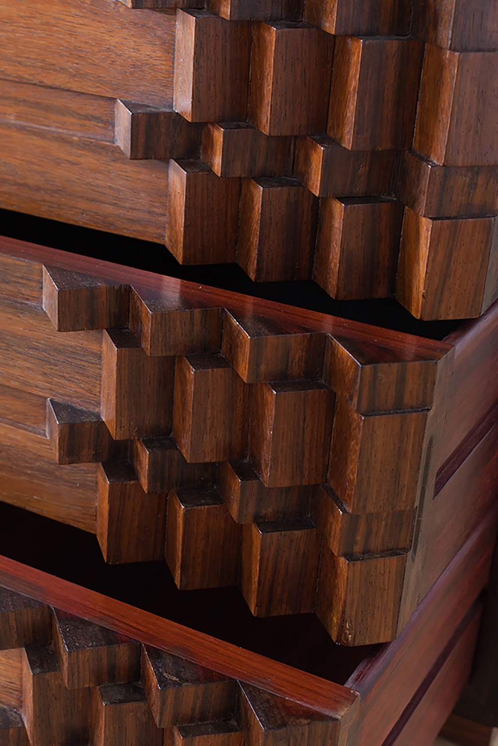 Walnut Chest Of Drawers, Luciano Frigerio - 1970s