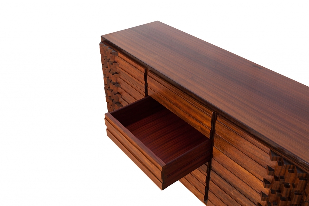 Walnut Chest Of Drawers, Luciano Frigerio - 1970s