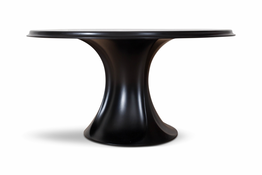 Black Dining Room Set By Pierluigi Spadolini - 1971