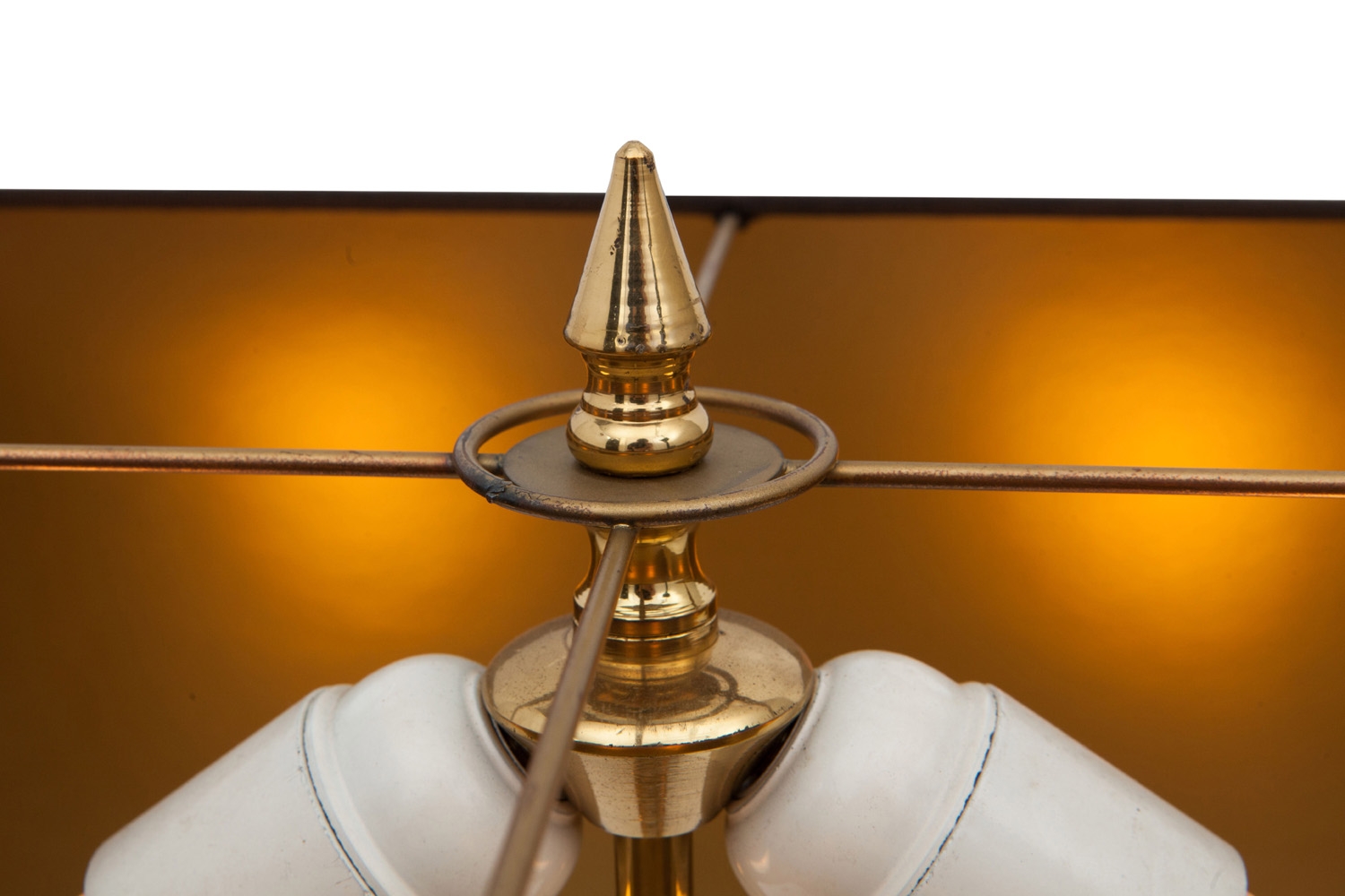 Gold & Brass Etched Lamps, Maho - 1980s