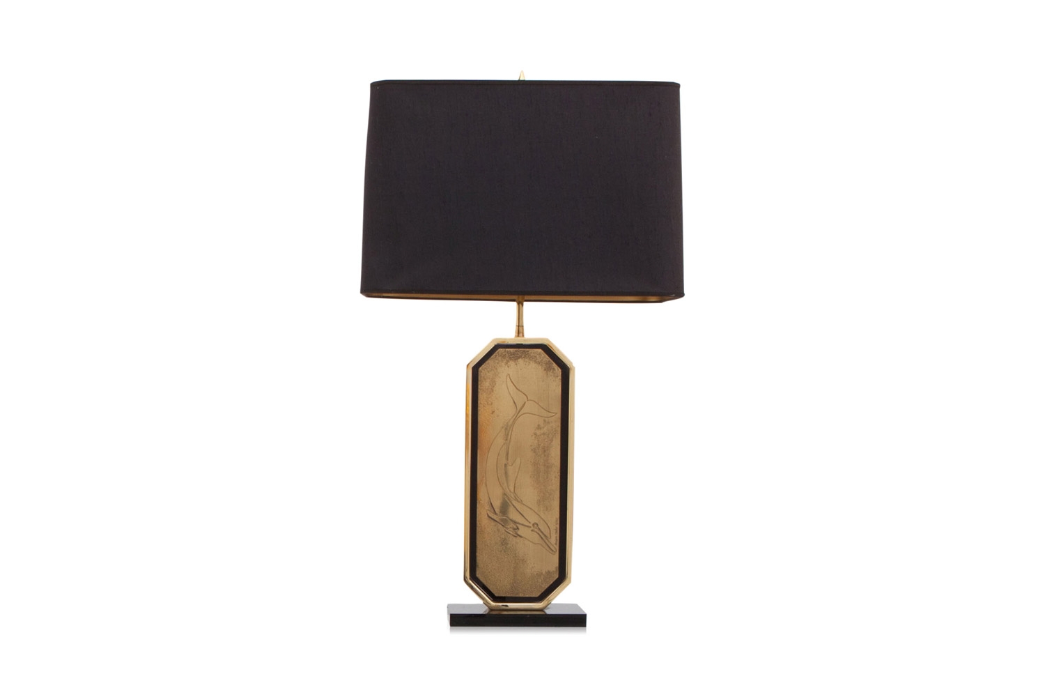 Gold & Brass Etched Lamps, Maho - 1980s