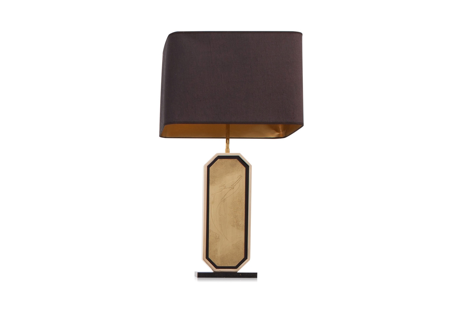 Gold & Brass Etched Lamps, Maho - 1980s