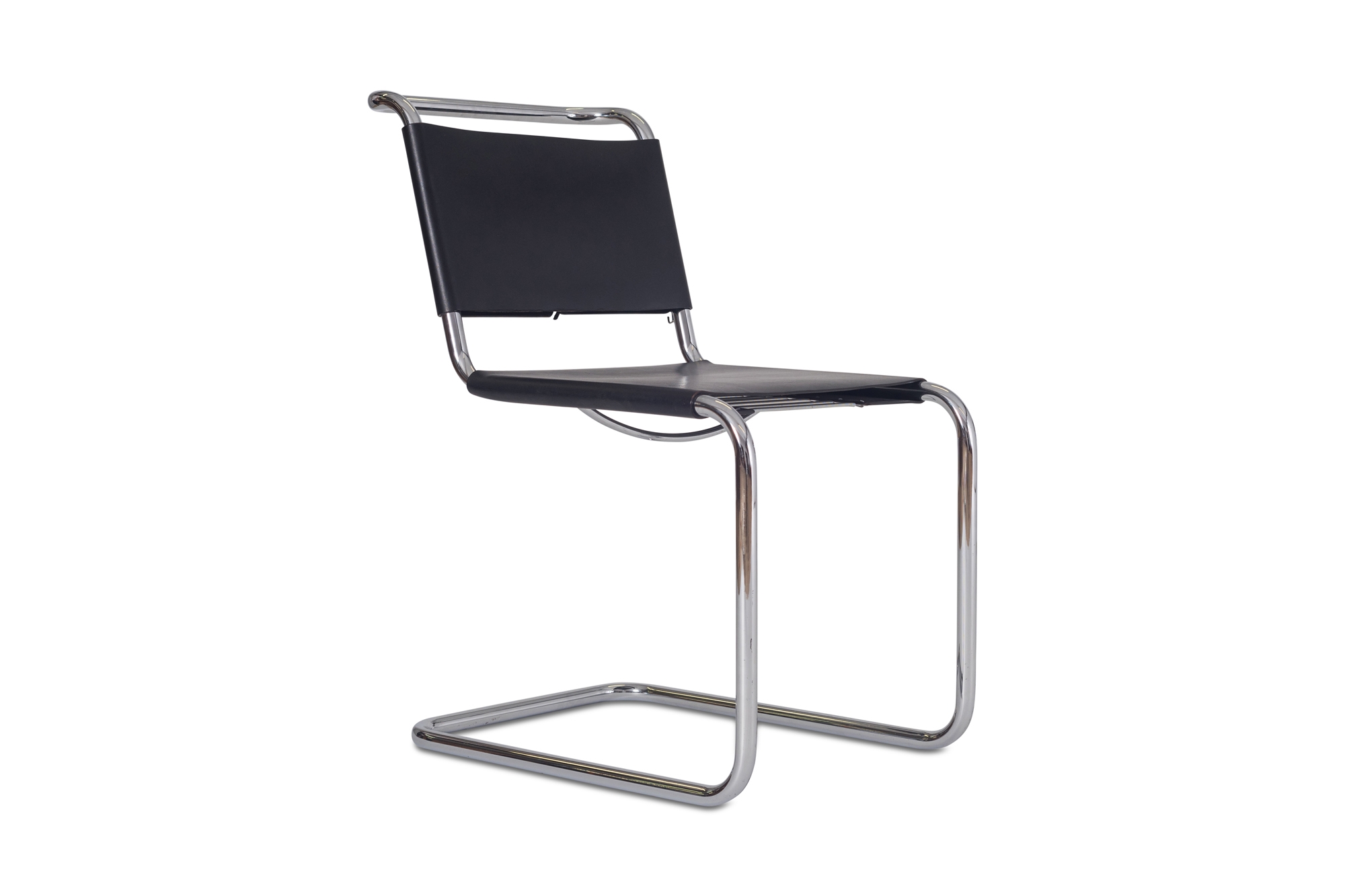 Marcel Breuer B33 Leather Dining Chairs - 1950s