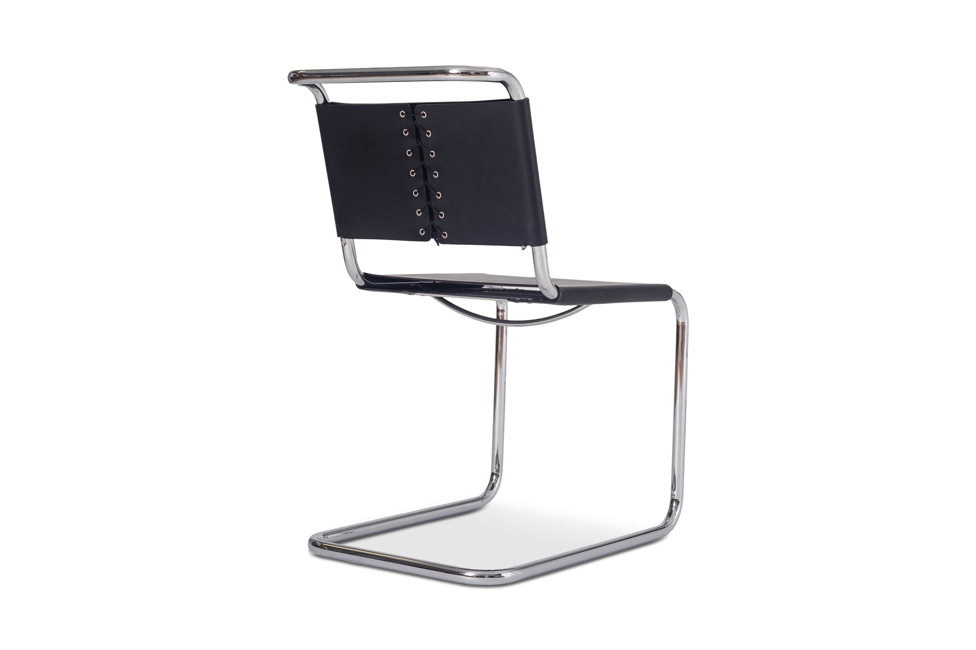 Marcel Breuer B33 Leather Dining Chairs - 1950s