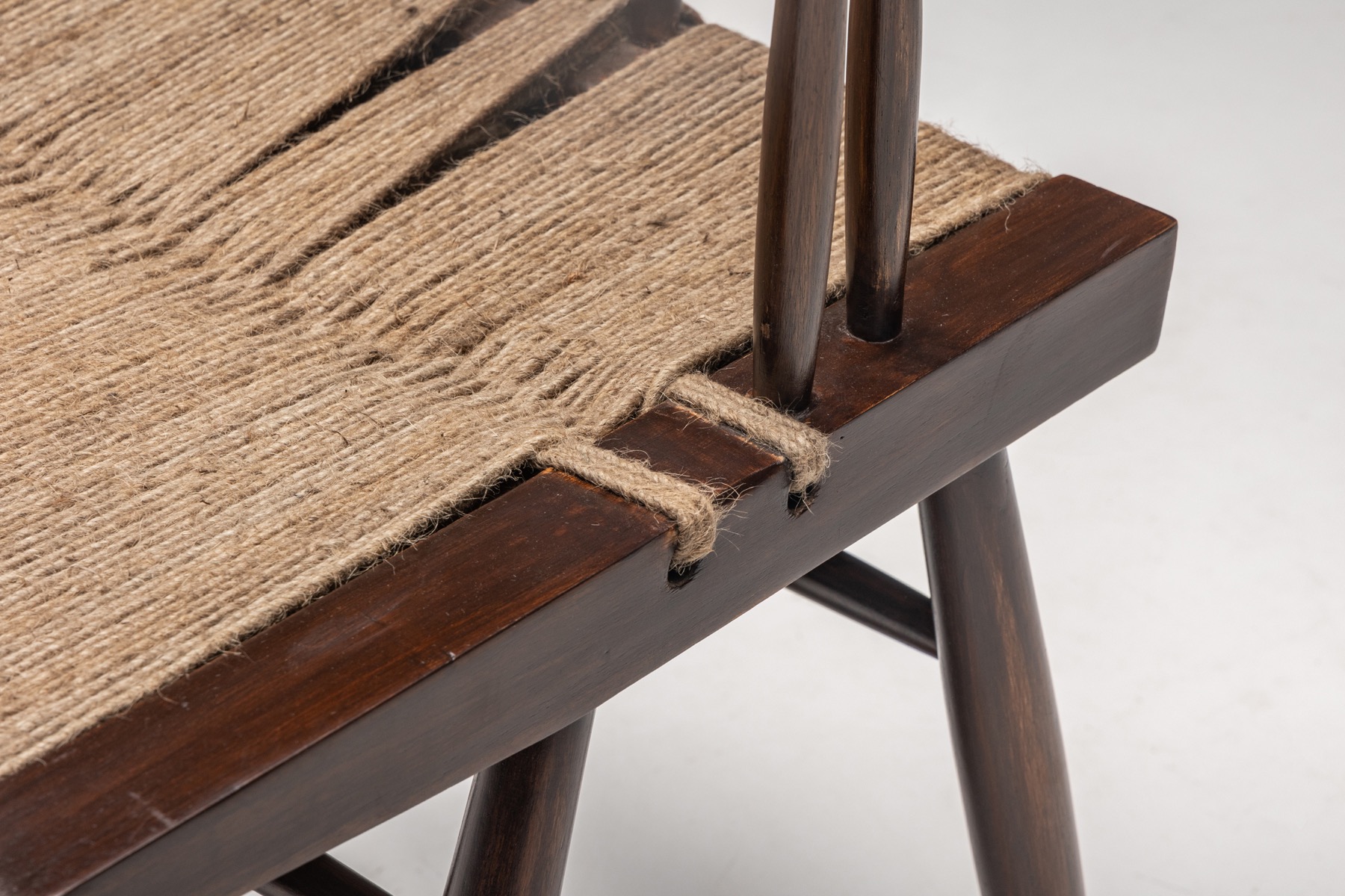 George Nakashima Grass Seated Dining Chairs - 1960