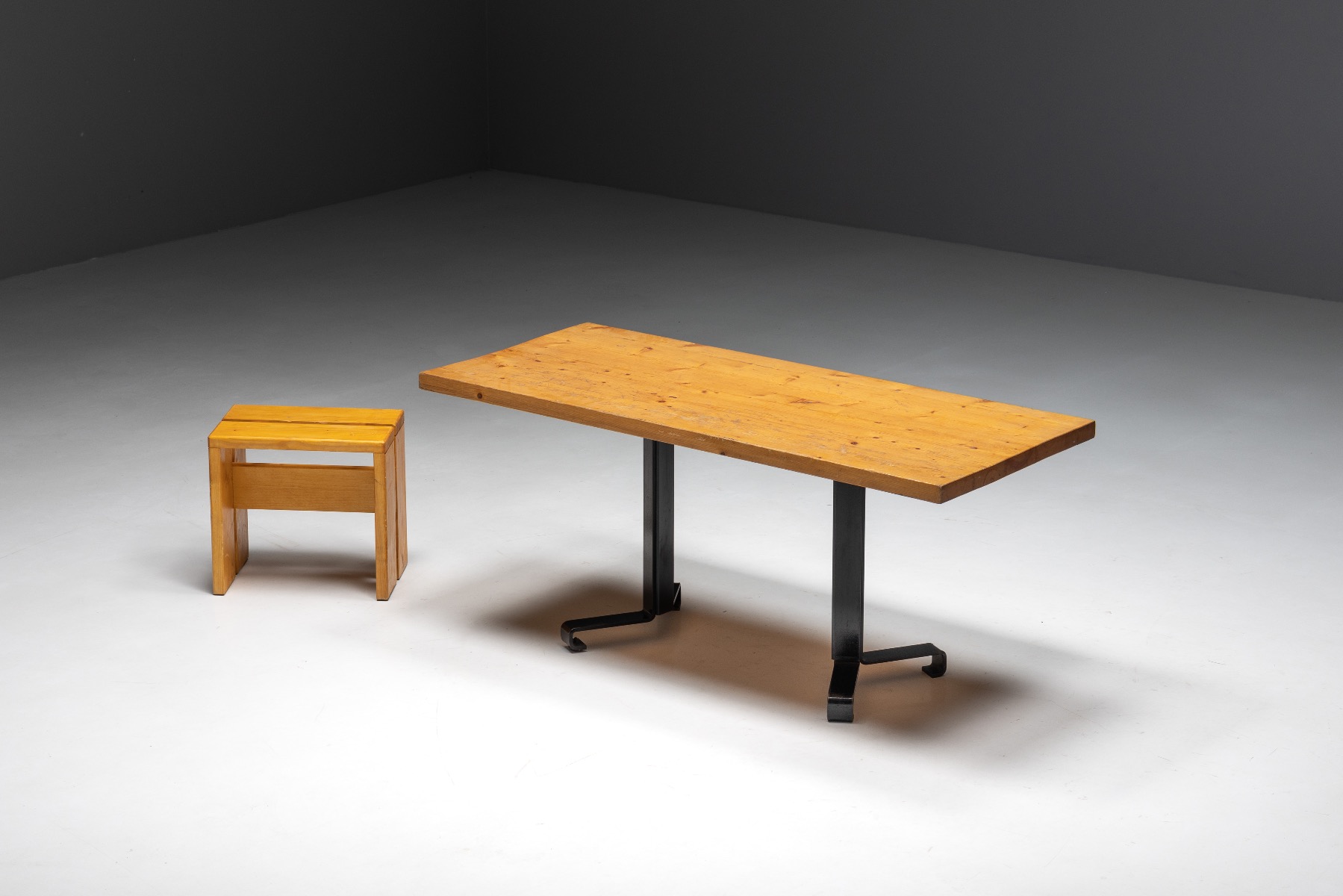 Dining Table by Charlotte Perriand for 'Les Arcs' - 1960s