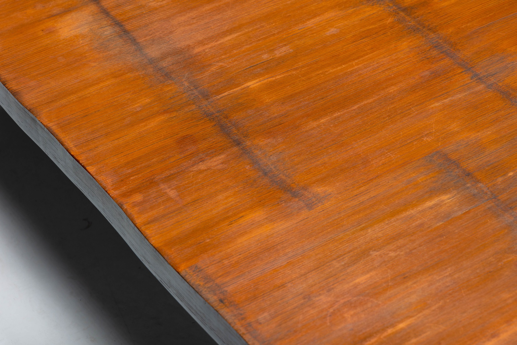 Coffee Table by Axel Vervoordt in Wengé and Bamboo - 1980s