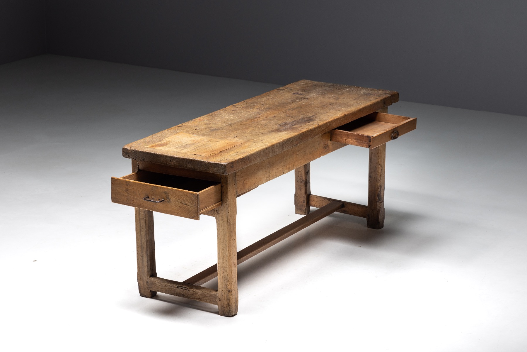 Rustic Art Populaire Writing Table - 1900s