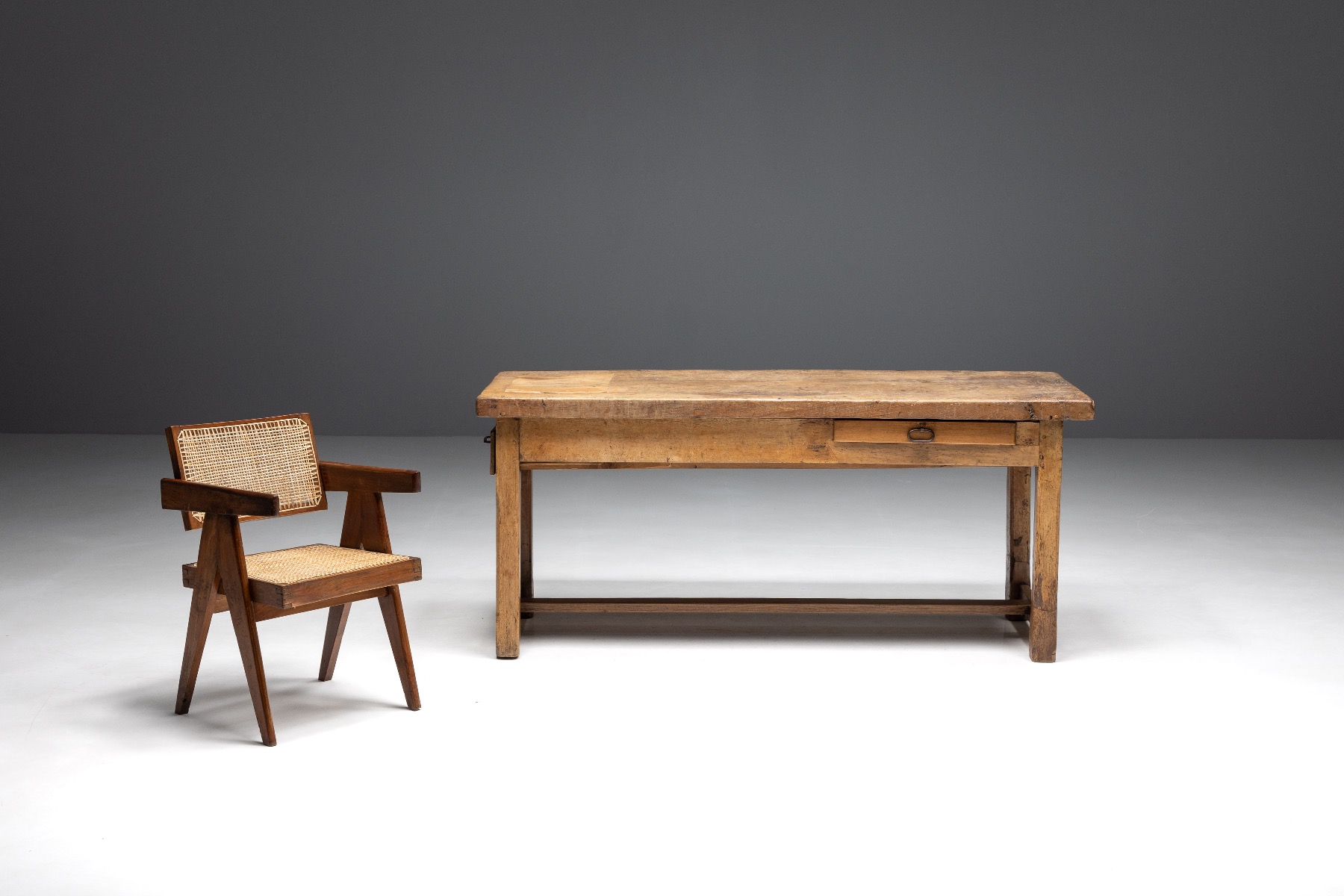Rustic Art Populaire Writing Table - 1900s