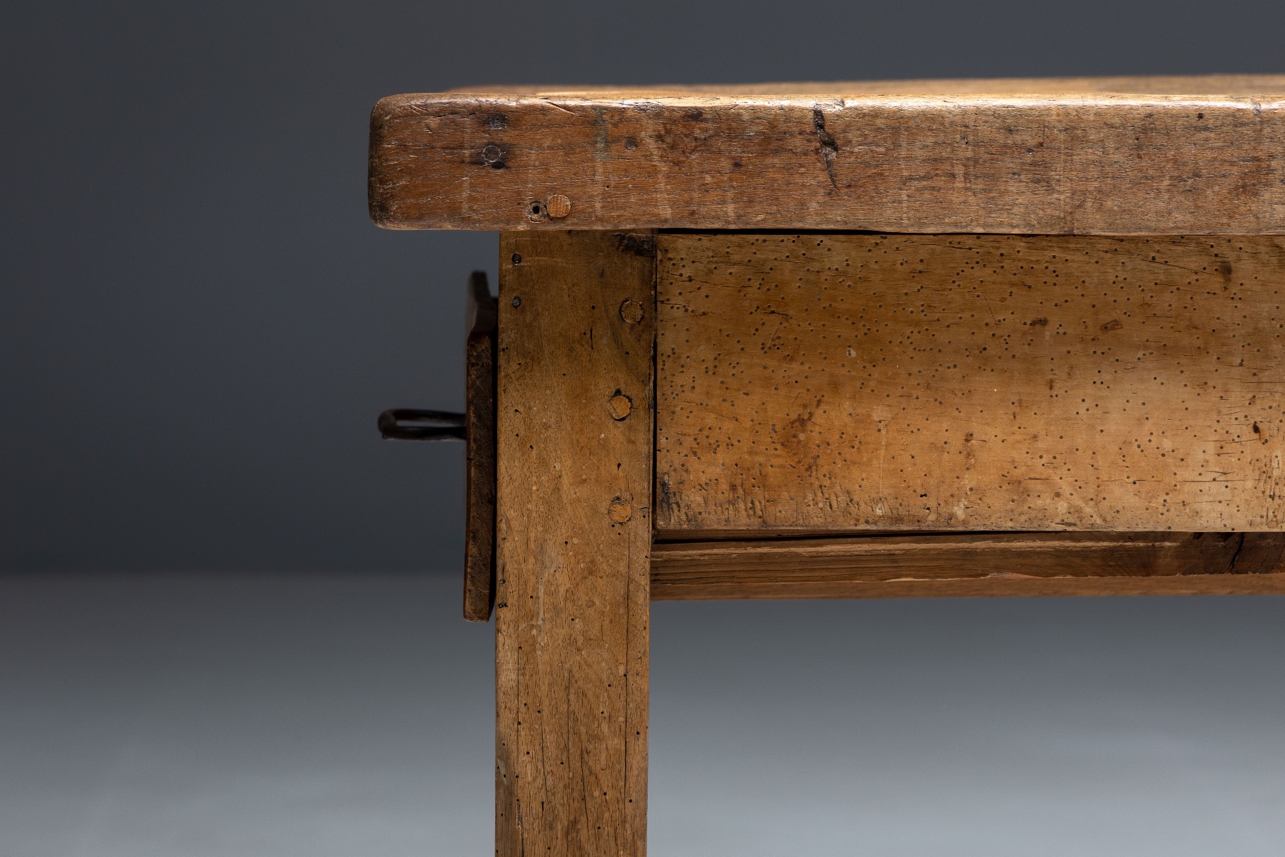 Rustic Art Populaire Writing Table - 1900s