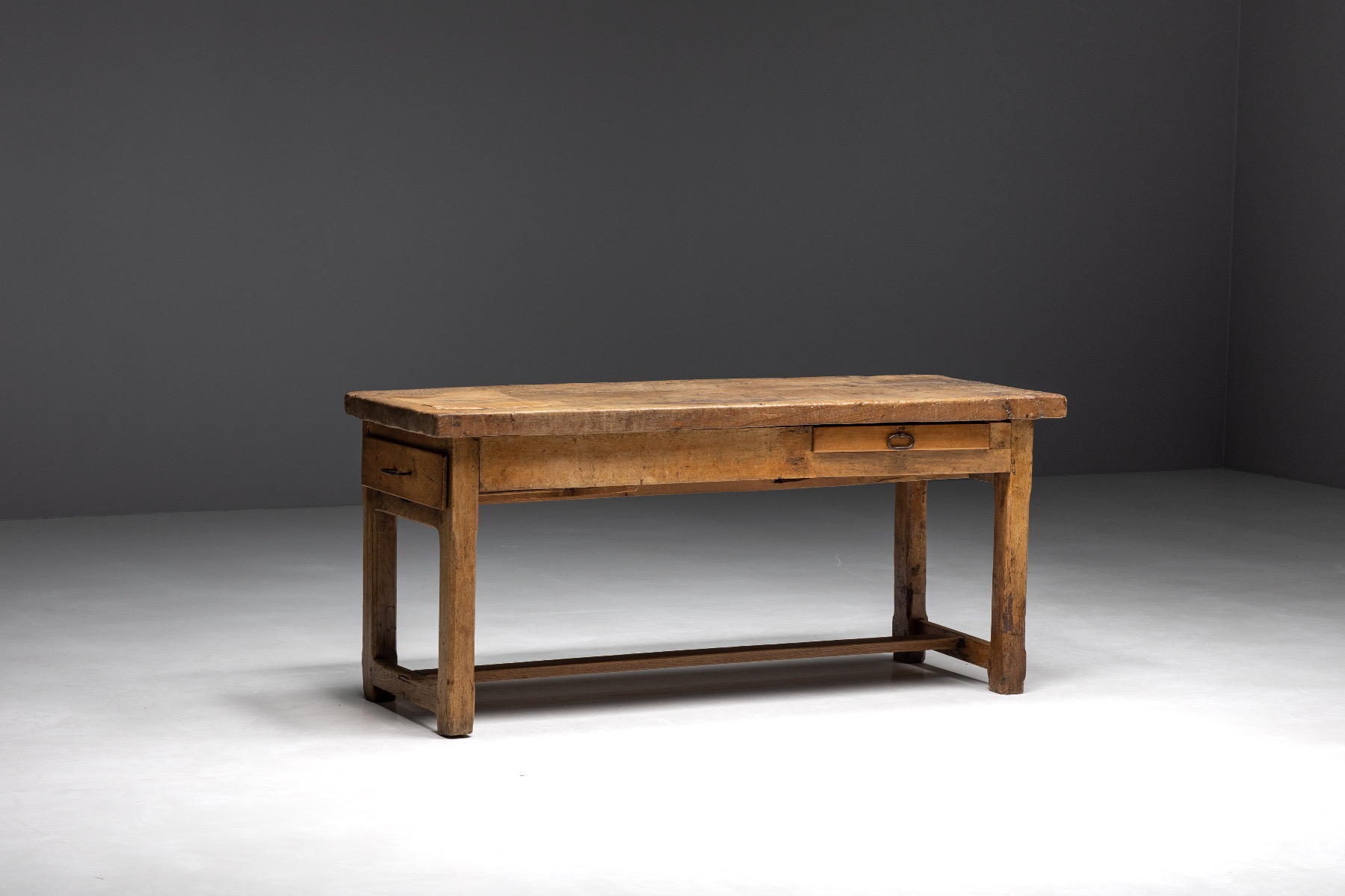 Rustic Art Populaire Writing Table - 1900s