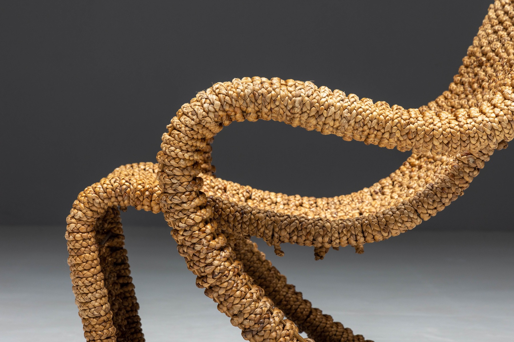 Braided Rope Lounge Chair by Marzio Cecchi - 1970s