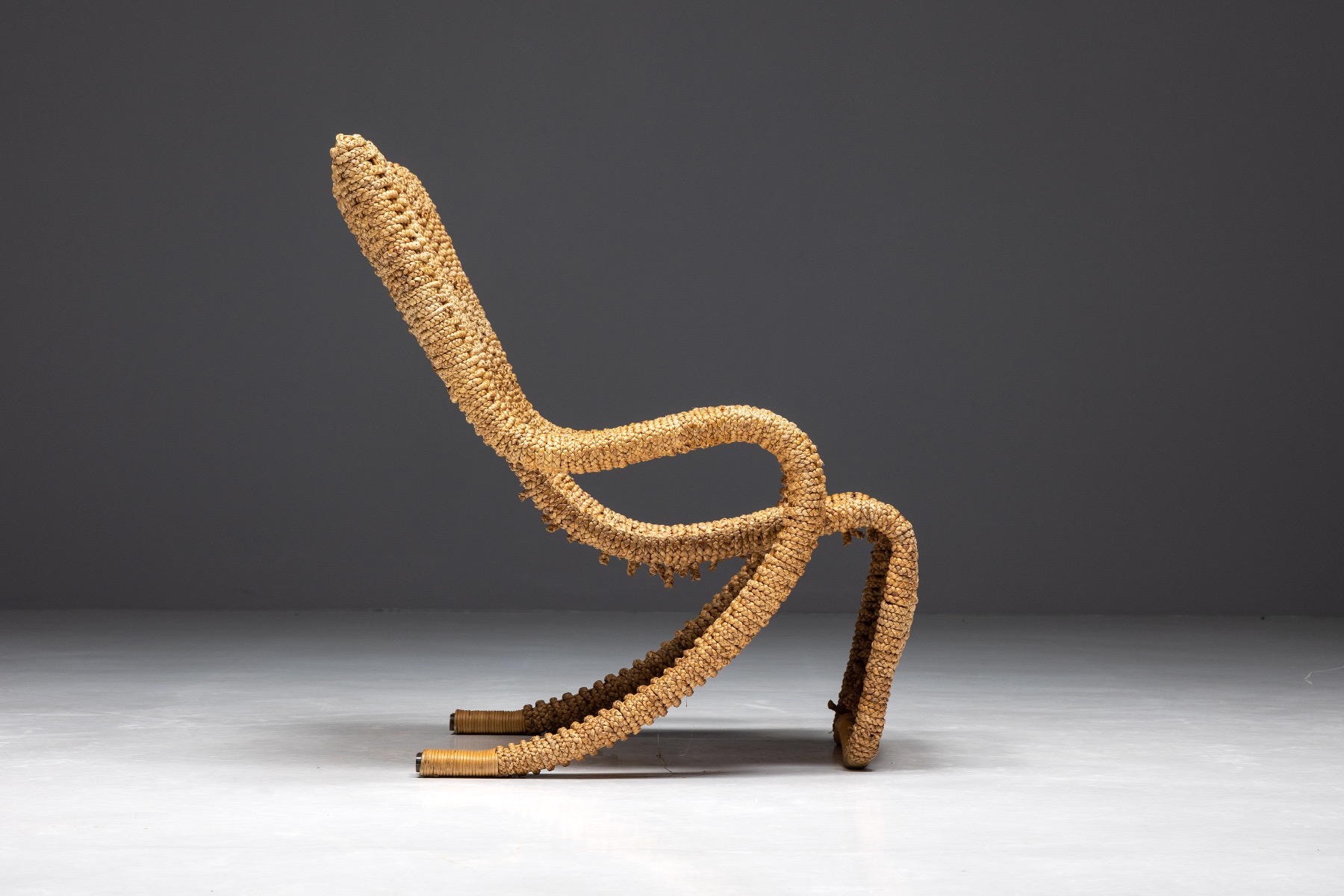 Braided Rope Lounge Chair by Marzio Cecchi - 1970s