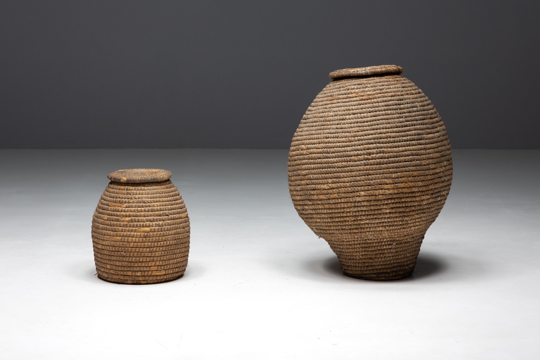 Set of Folk Art Baskets - Early 20th Century