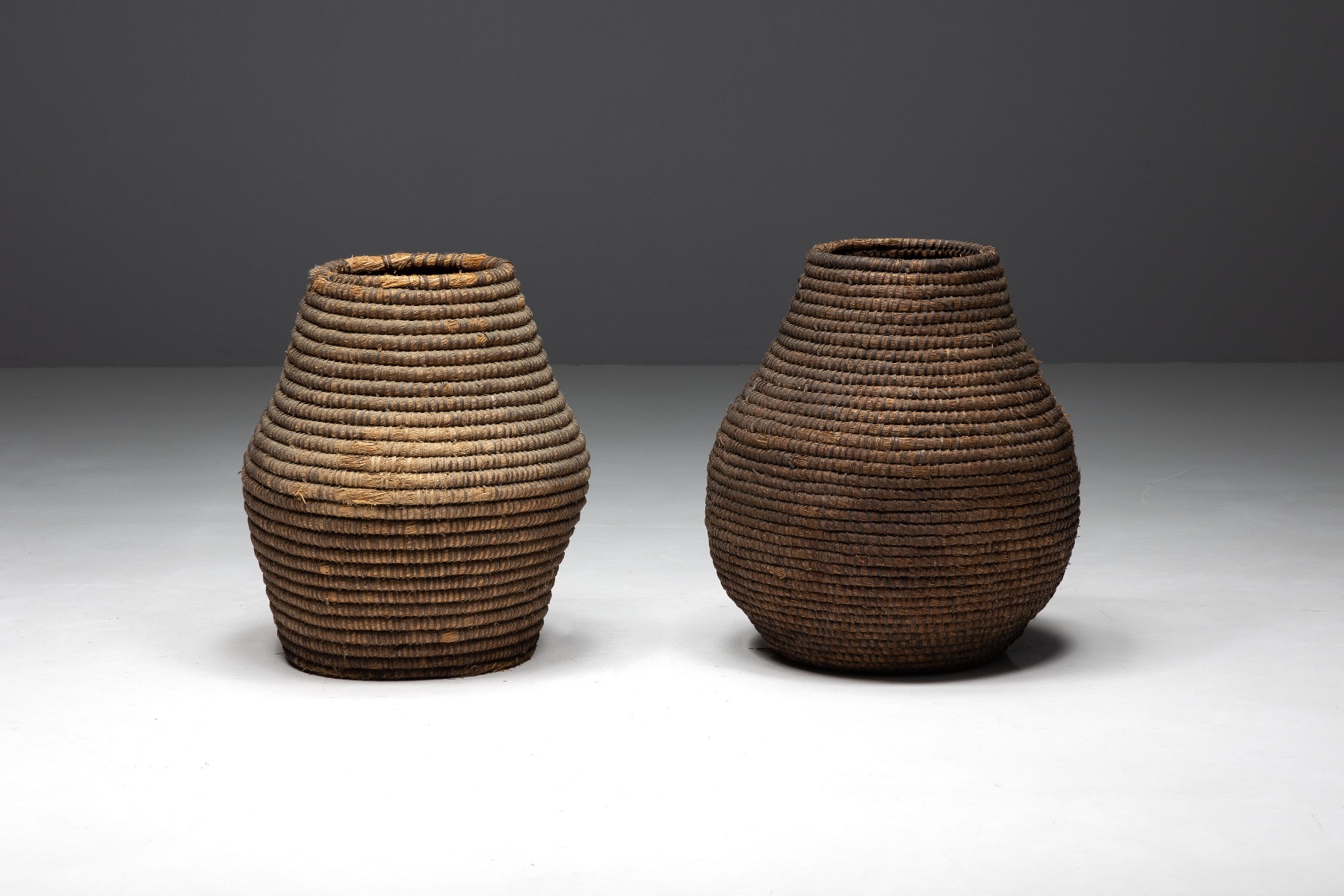 Set of Folk Art Baskets - Early 20th Century