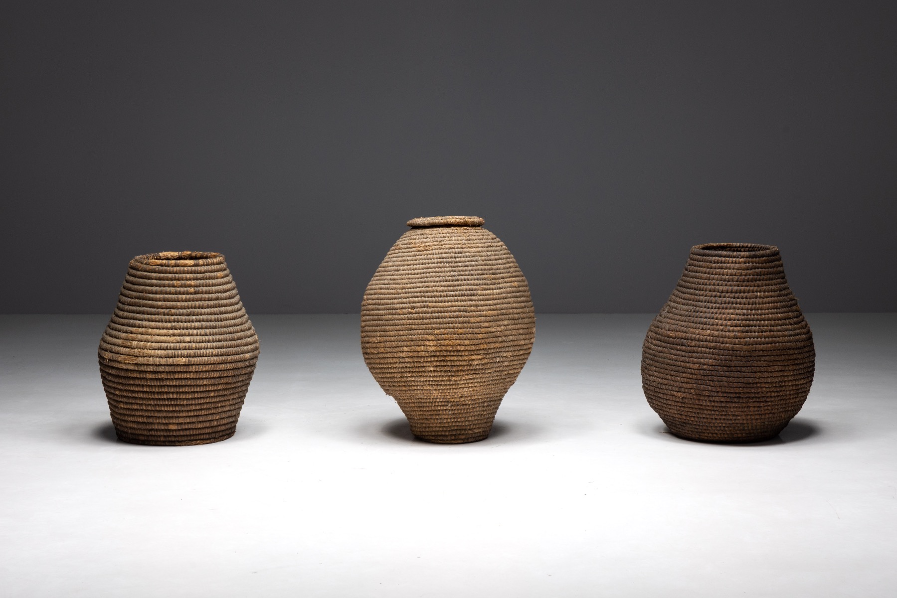 Set of Folk Art Baskets - Early 20th Century