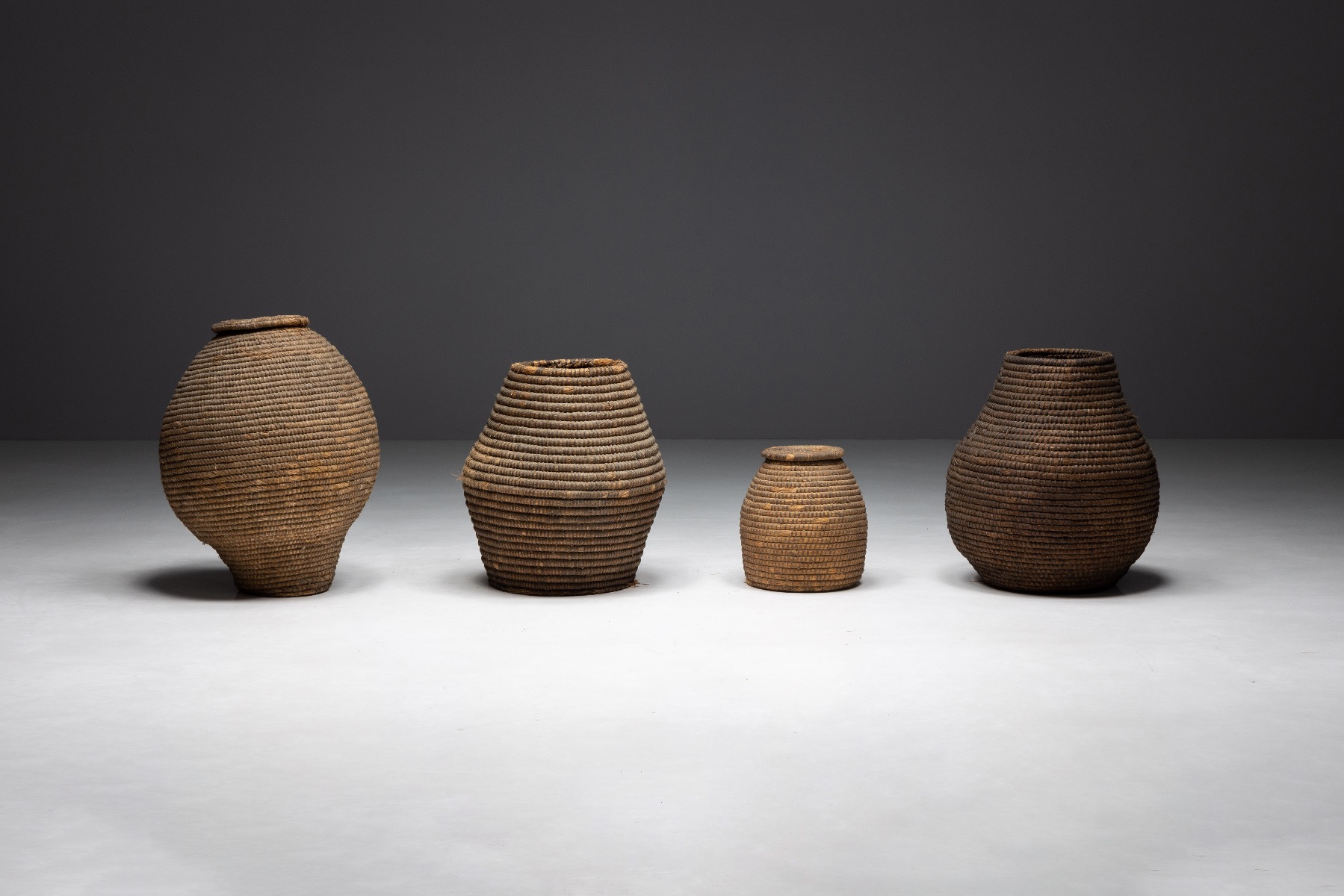 Set of Folk Art Baskets - Early 20th Century