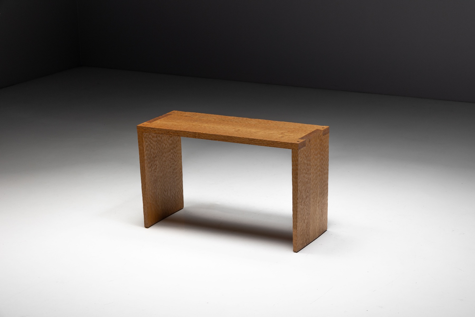 Hand-Carved Oak Console Table - Early 21st Century
