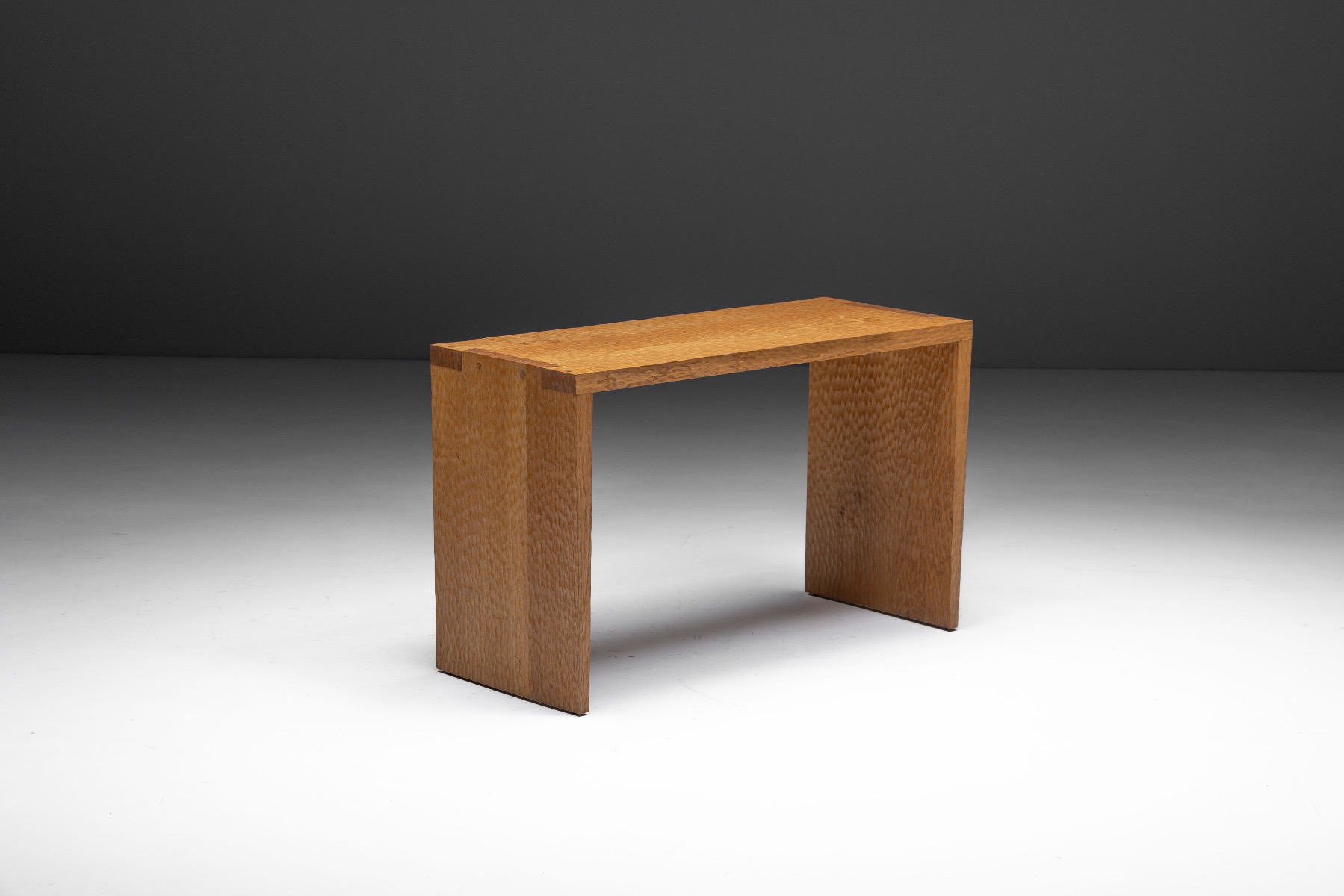 Hand-Carved Oak Console Table - Early 21st Century