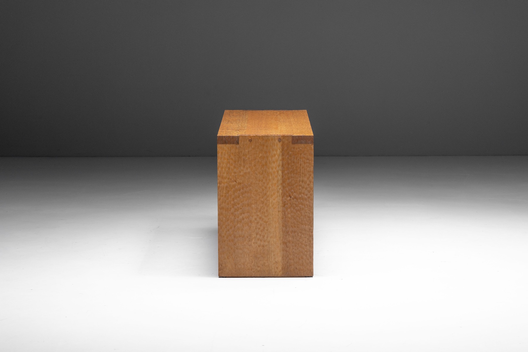 Hand-Carved Oak Console Table - Early 21st Century