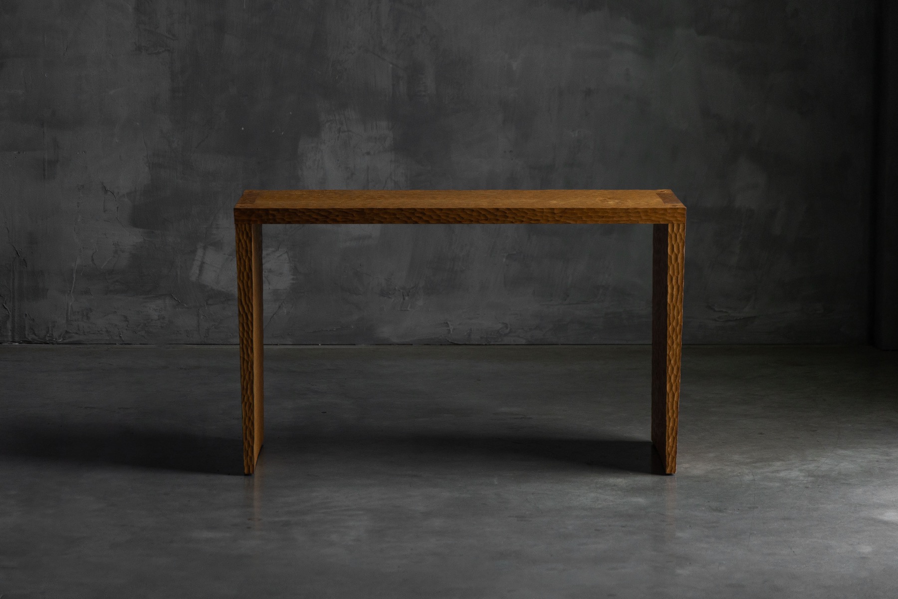Hand-Carved Oak Console Table - Early 21st Century