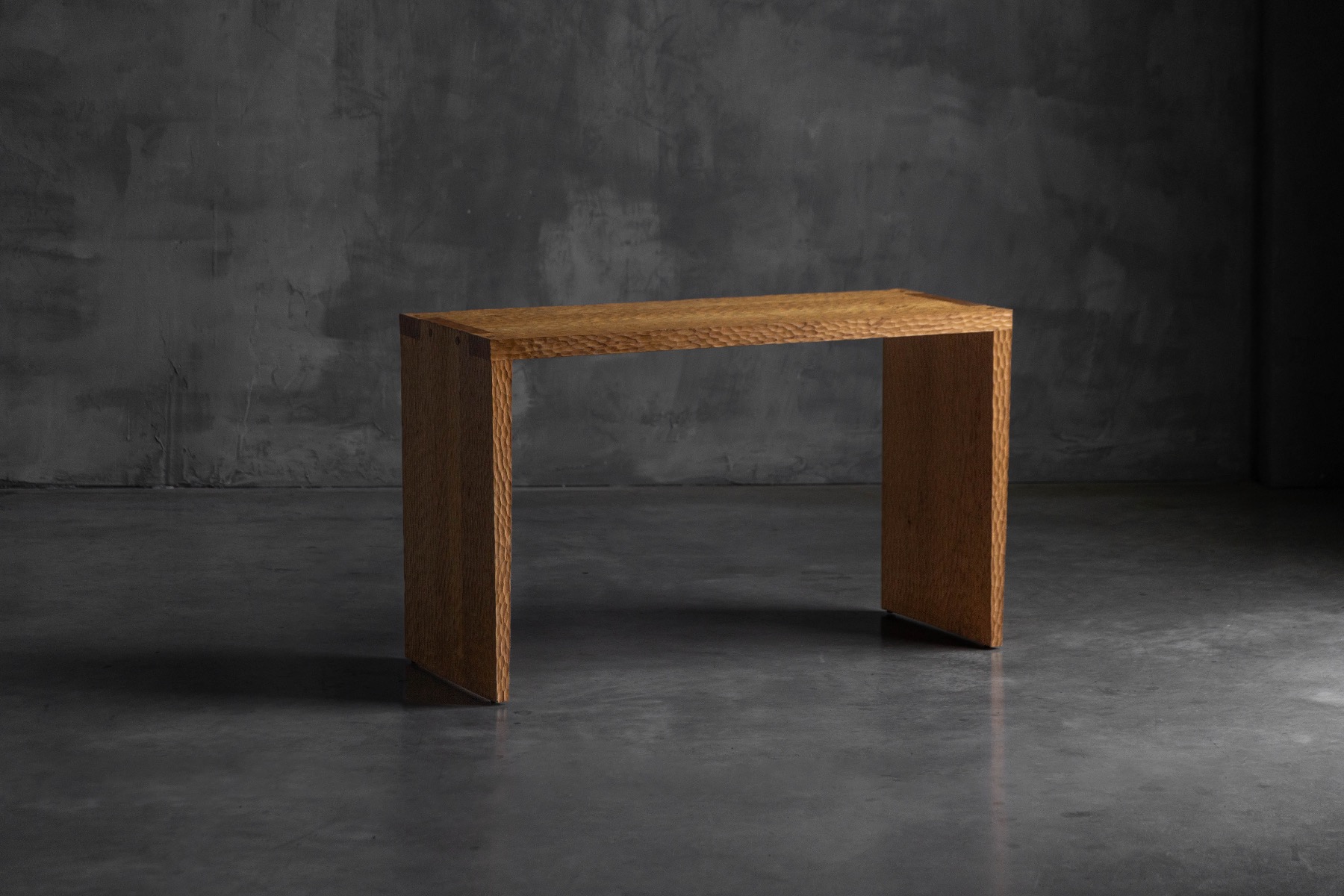 Hand-Carved Oak Console Table - Early 21st Century