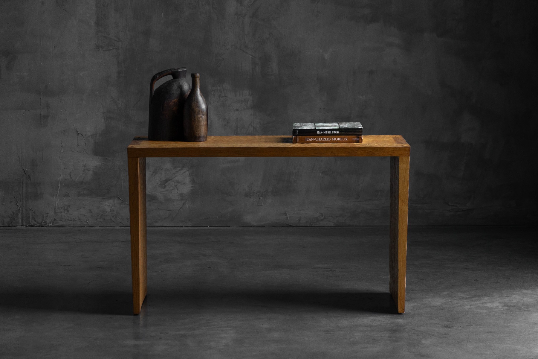 Hand-Carved Oak Console Table - Early 21st Century