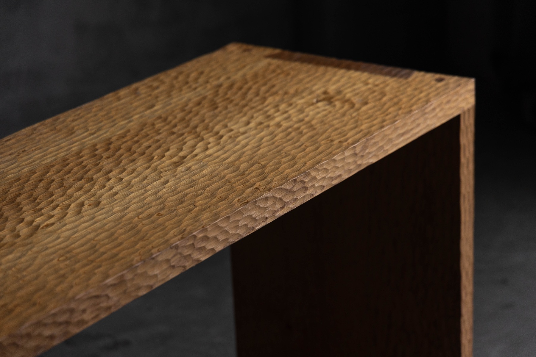 Hand-Carved Oak Console Table - Early 21st Century