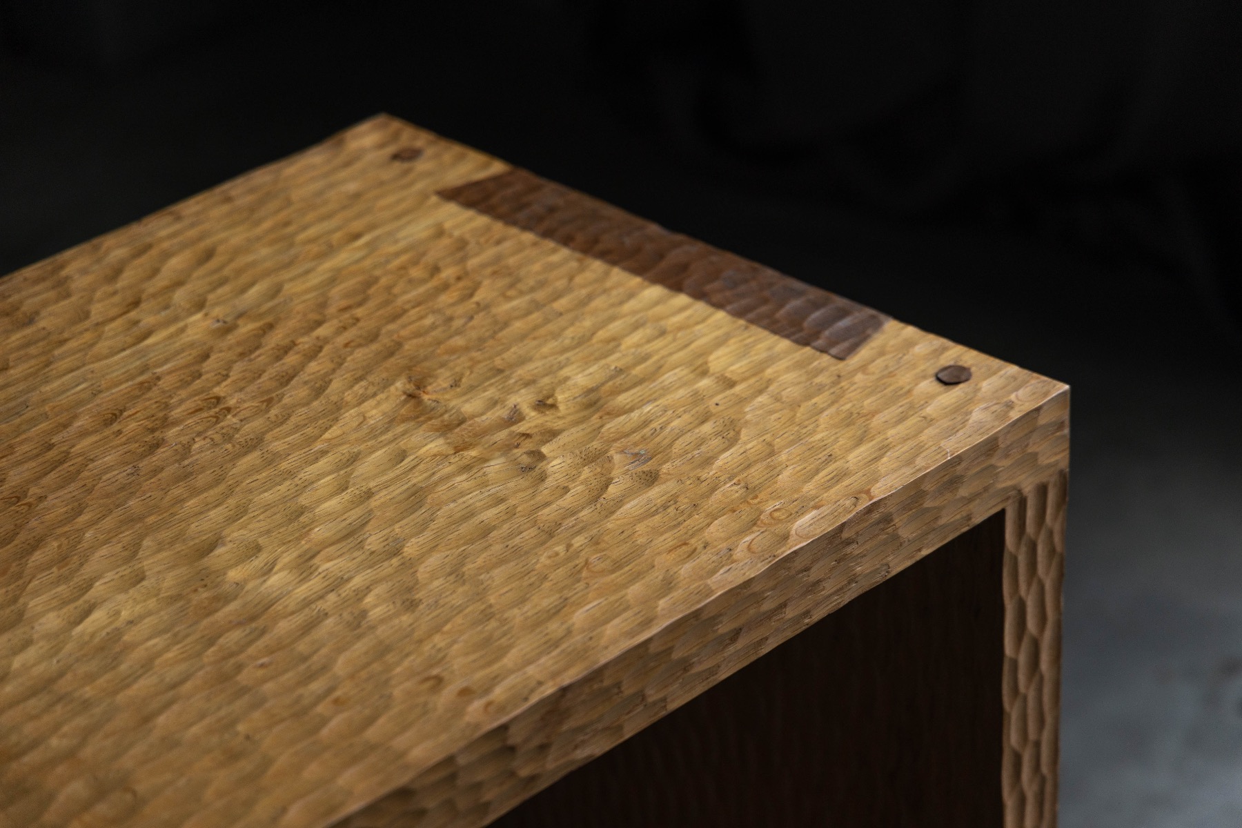 Hand-Carved Oak Console Table - Early 21st Century