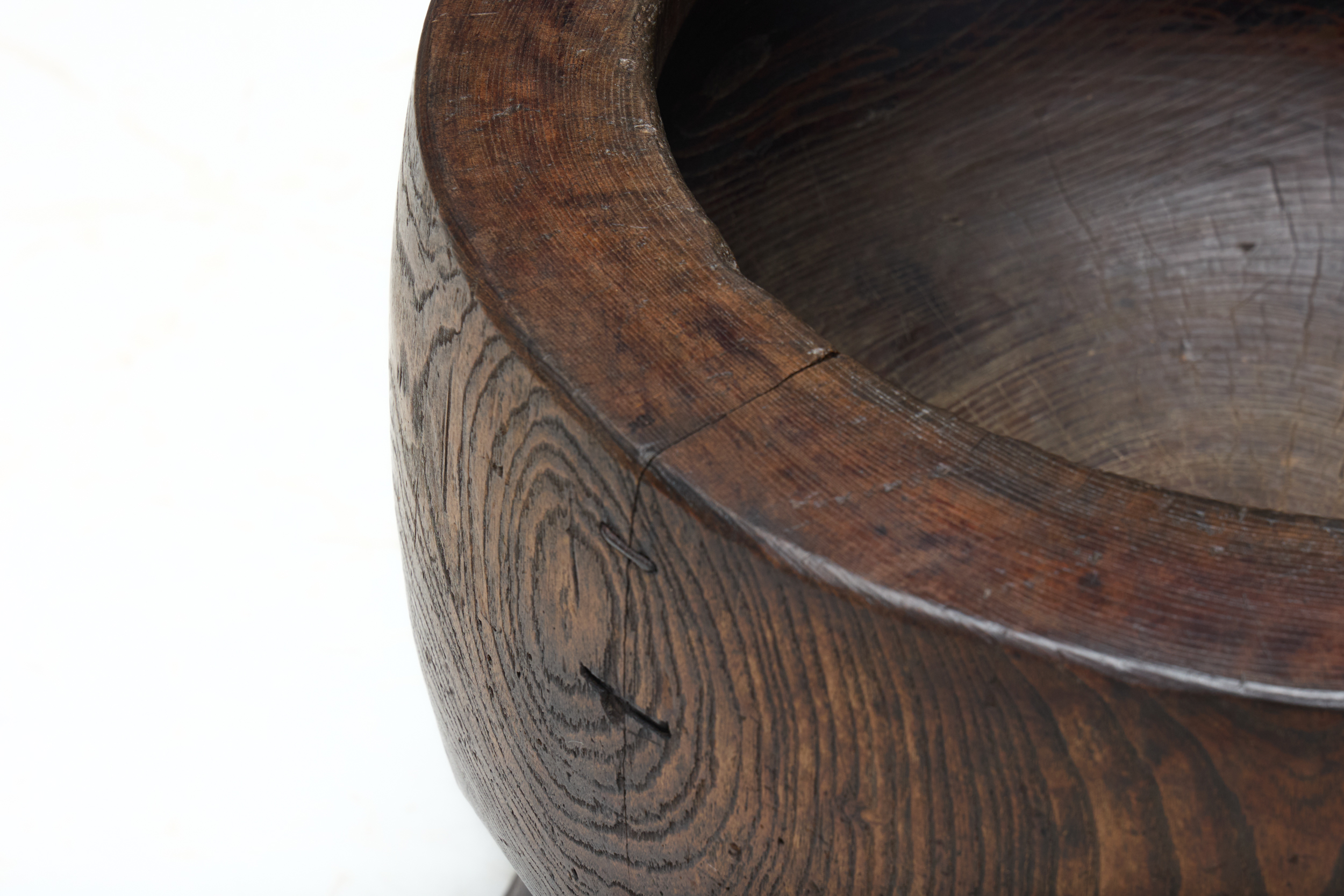 Hand-Carved Sculptural Usu Mortar, Japan - Early 20th Century