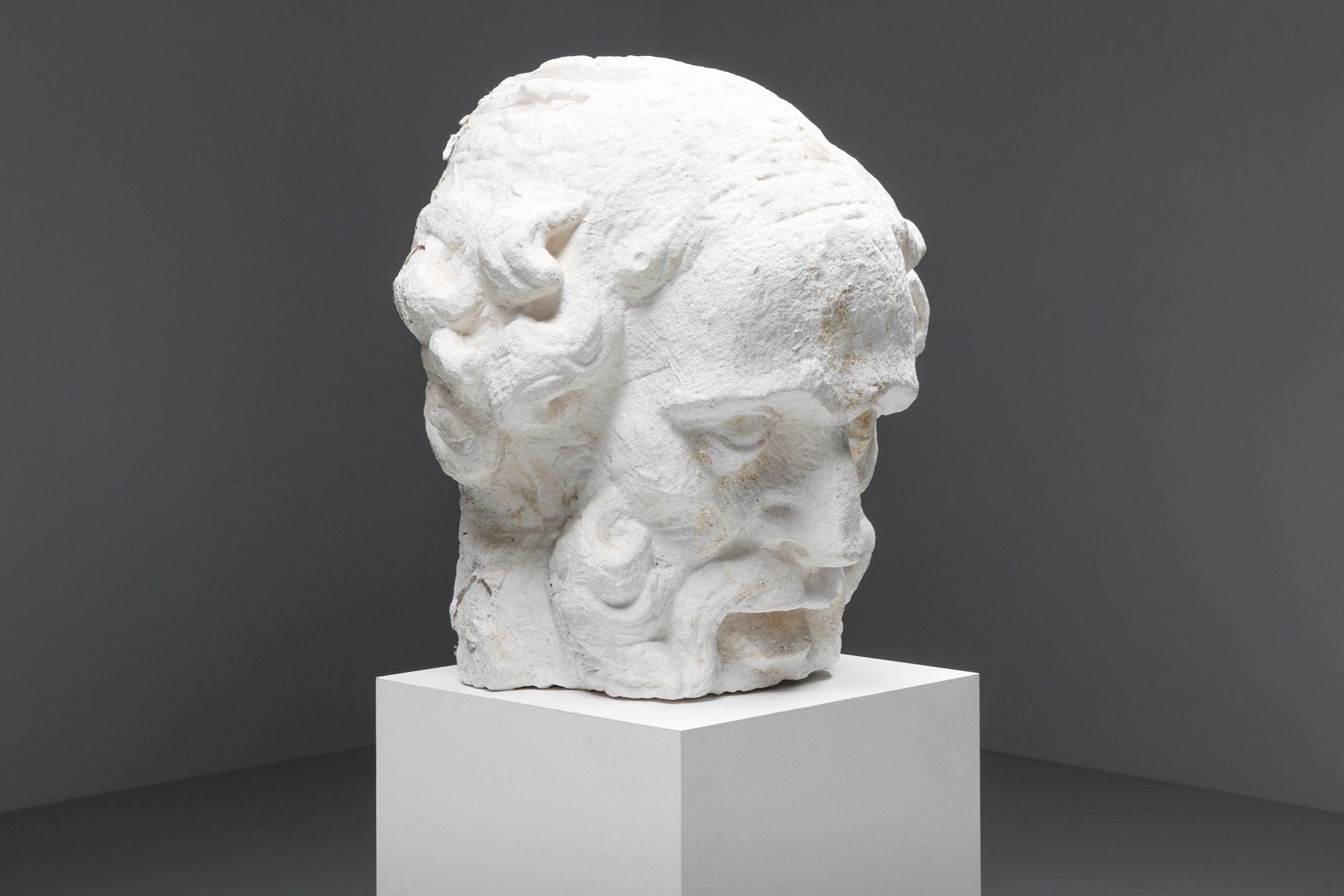 Head Sculpture Greek Style - 1800's