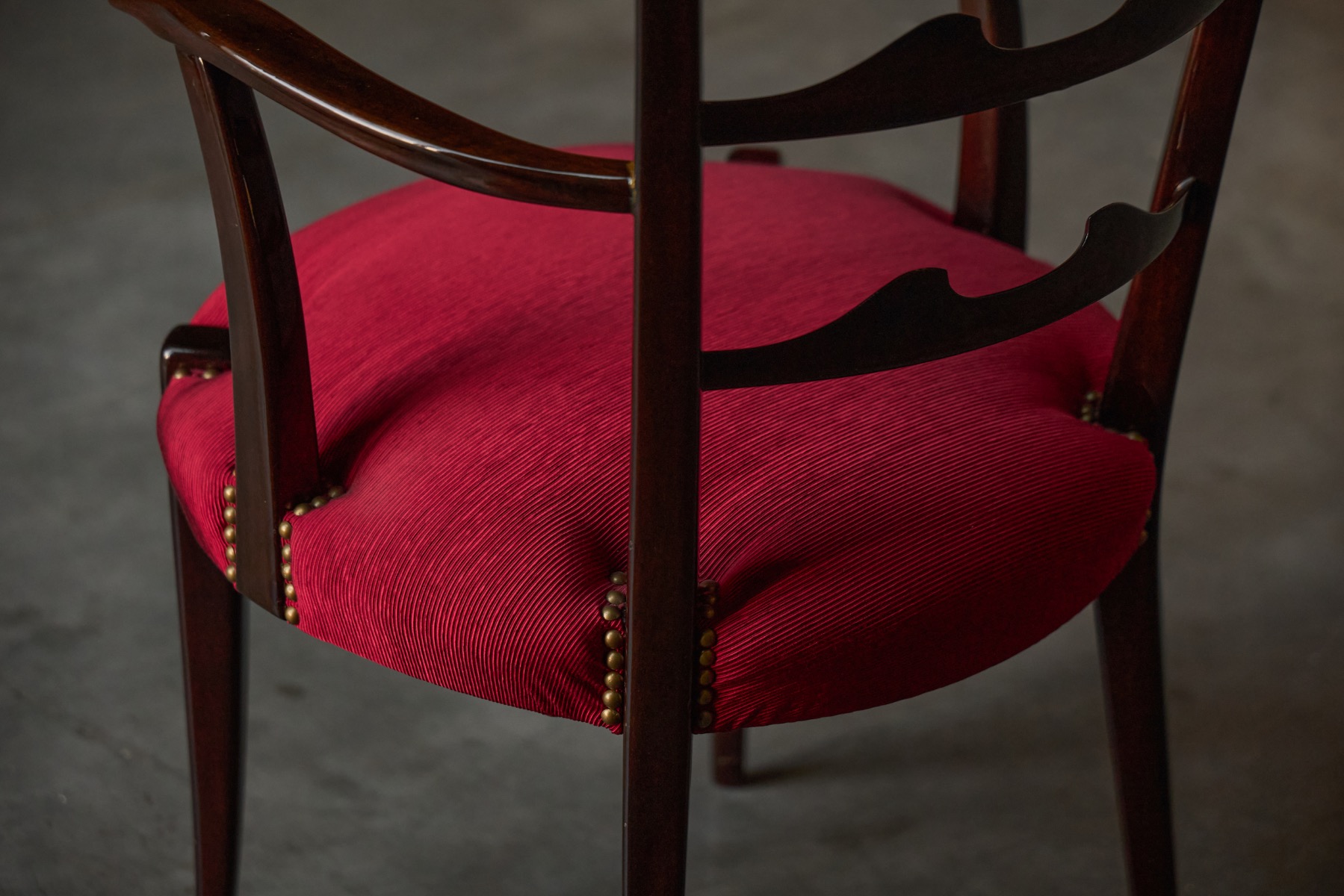 High-Back Dining Chairs by Aldo Tura, Italy –1962