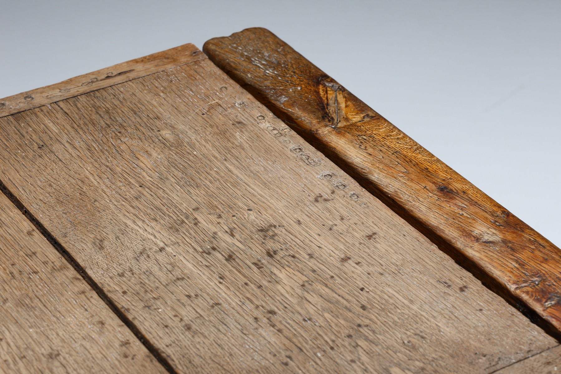 High Back Wooden Wabi-Sabi  Pray Bench I - 1880's