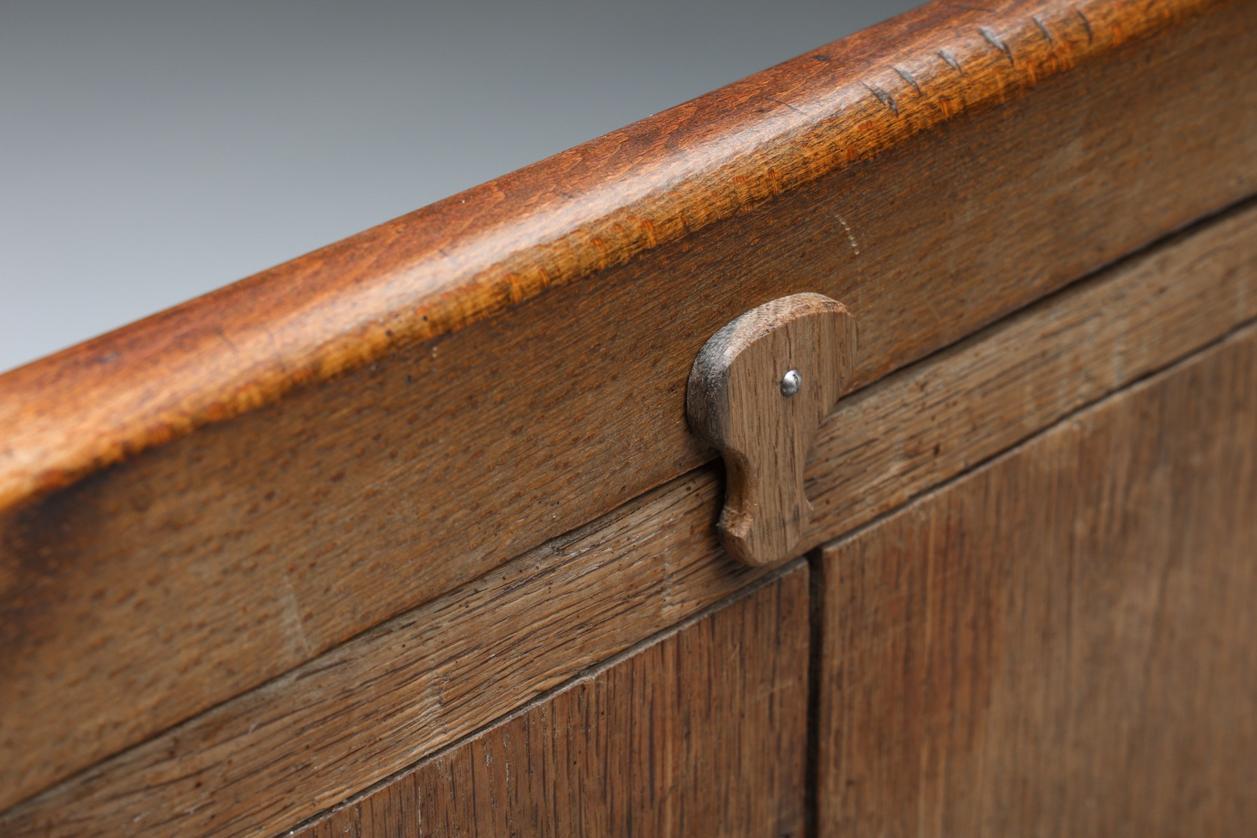 High Back Wooden Wabi-Sabi  Pray Bench I - 1880's