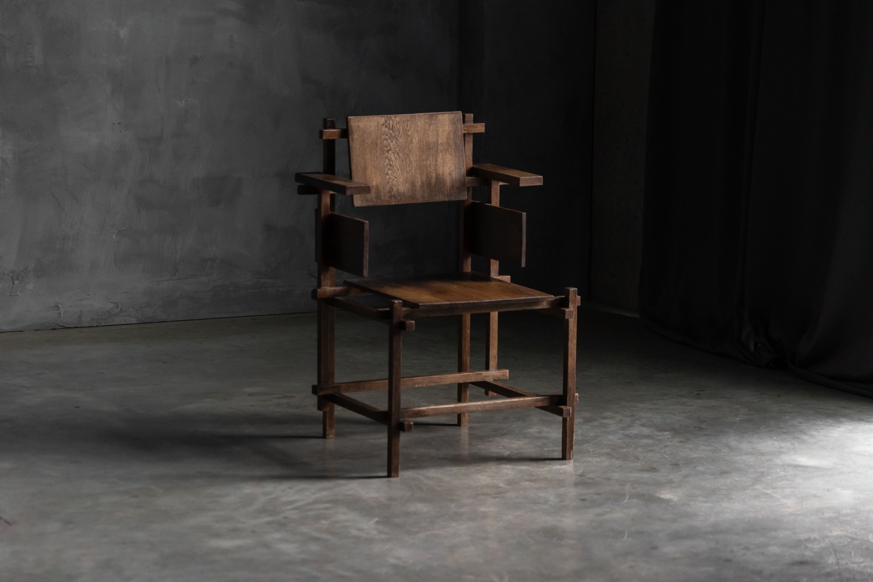 High Chair, Attributed to Gerrit Rietveld, Netherlands - design ca. 1920