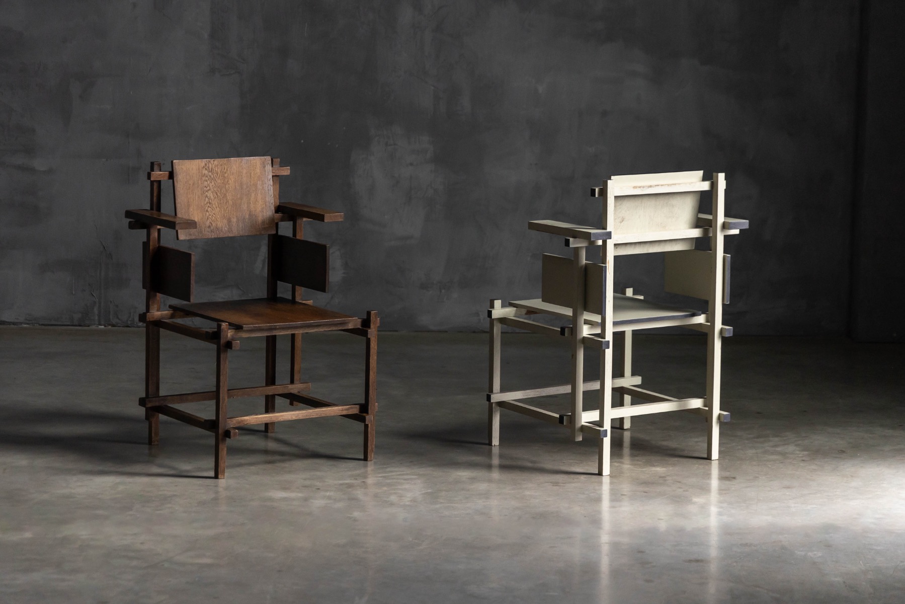 High Chair, Attributed to Gerrit Rietveld, Netherlands - design ca. 1920