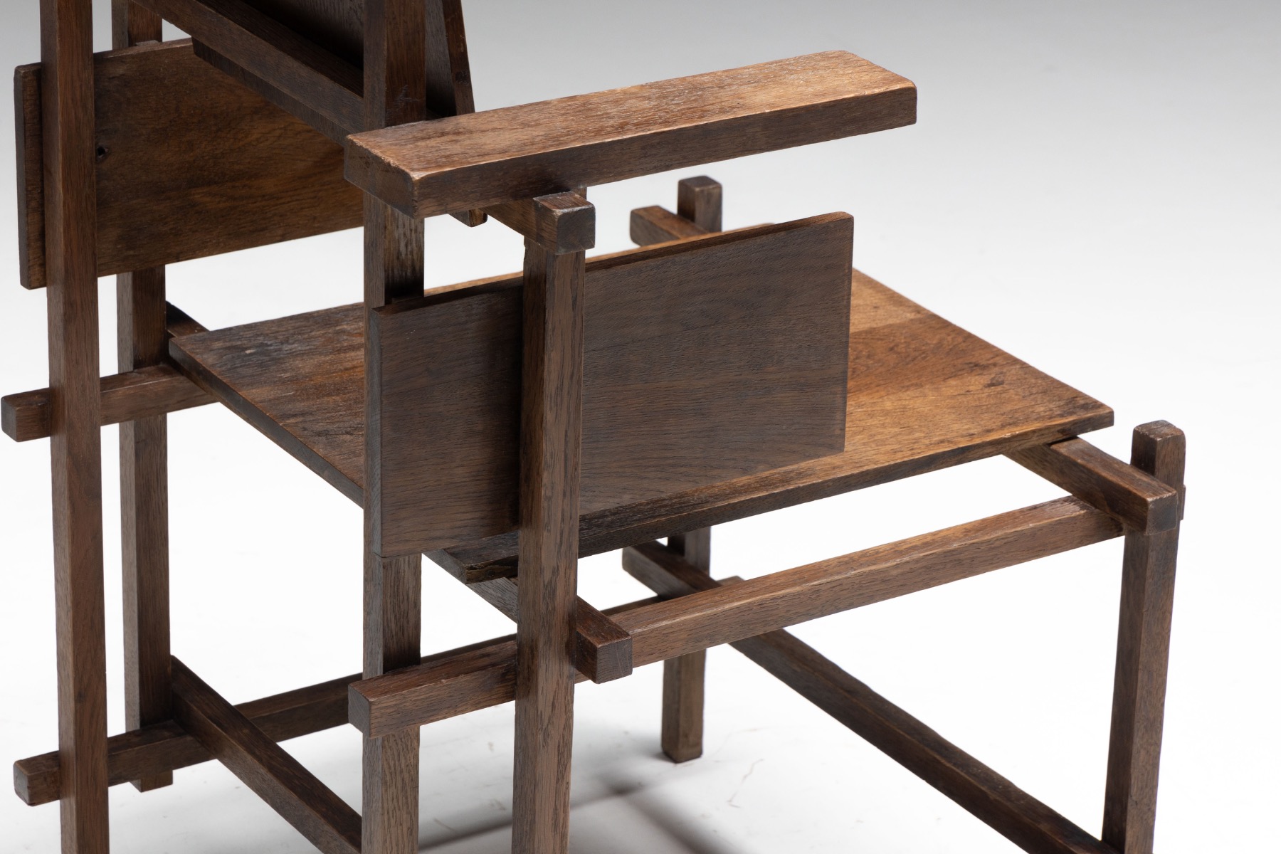High Chair, Attributed to Gerrit Rietveld, Netherlands - design ca. 1920