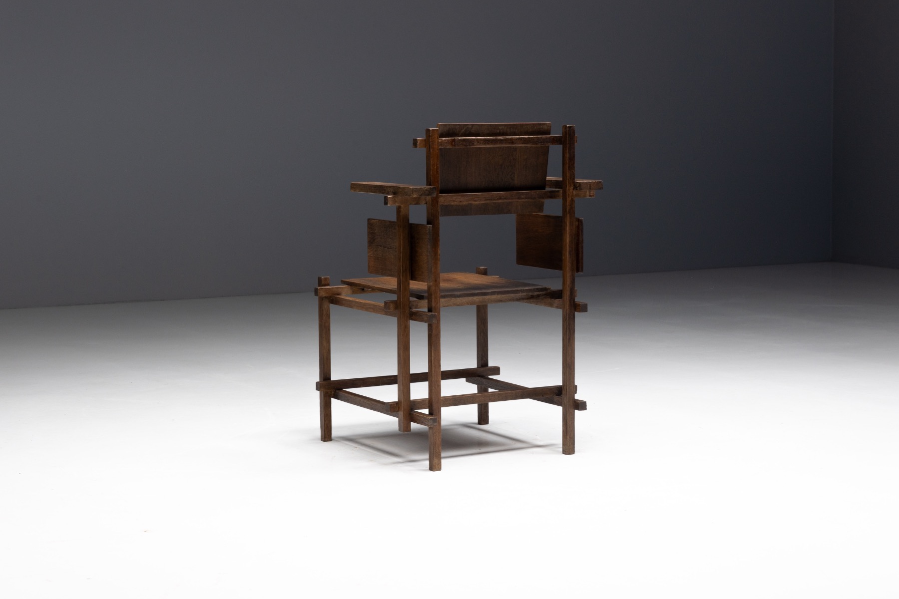 High Chair, Attributed to Gerrit Rietveld, Netherlands - design ca. 1920