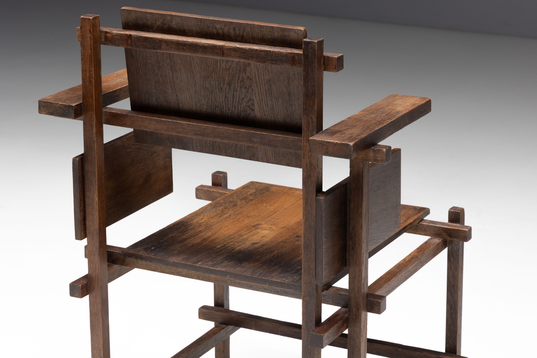 High Chair, Attributed to Gerrit Rietveld, Netherlands - design ca. 1920