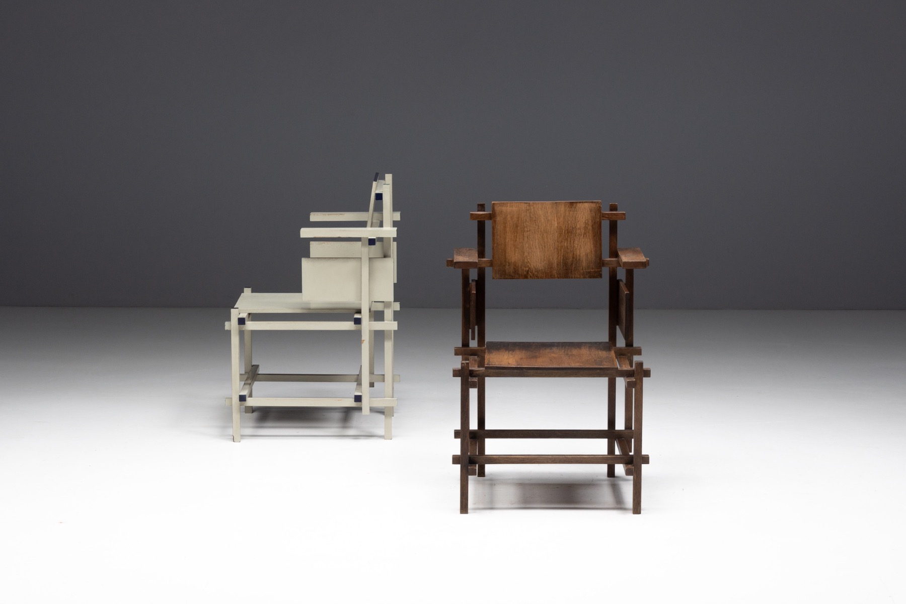High Chair, Attributed to Gerrit Rietveld, Netherlands - design ca. 1920