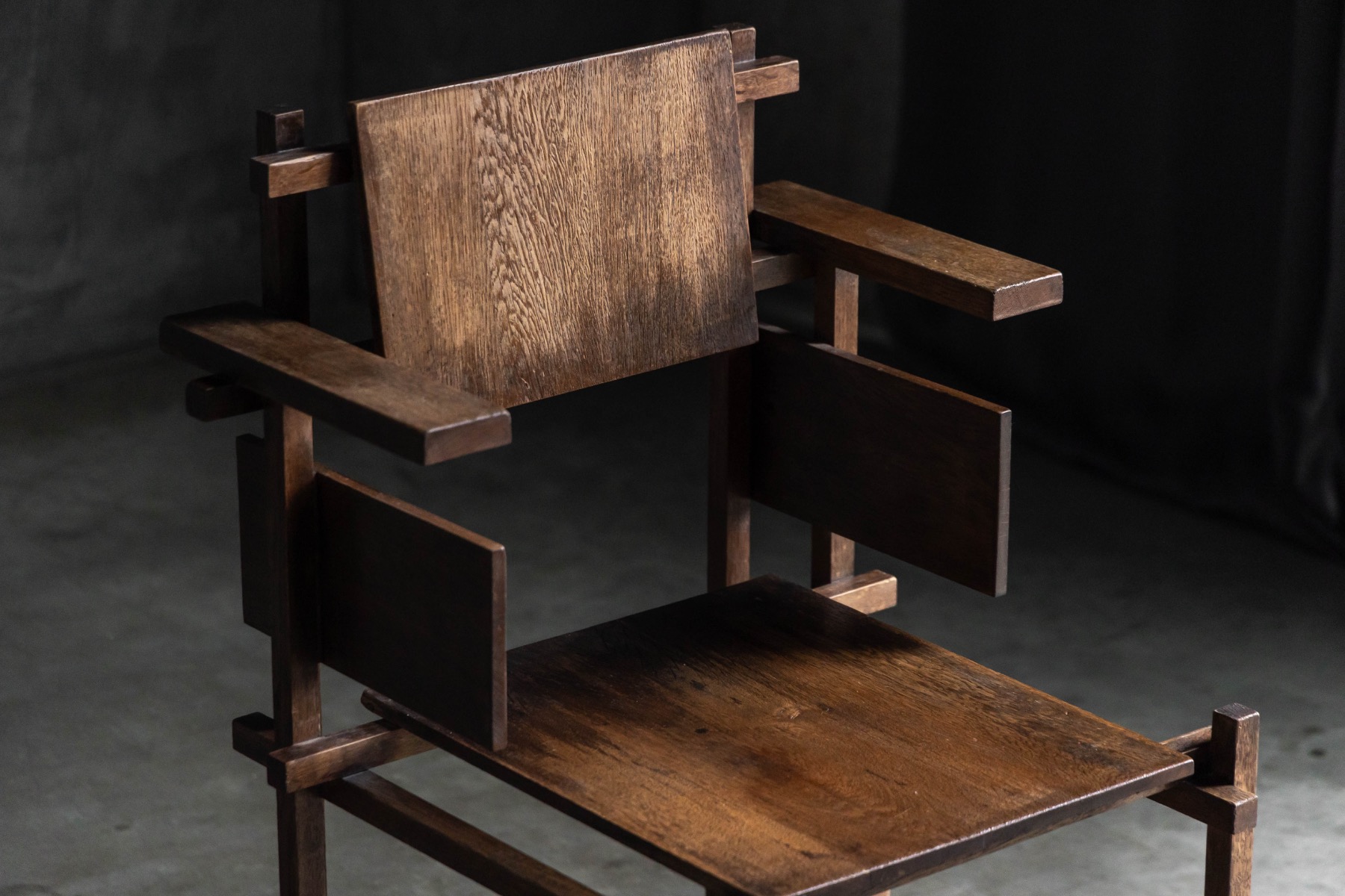 High Chair, Attributed to Gerrit Rietveld, Netherlands - design ca. 1920