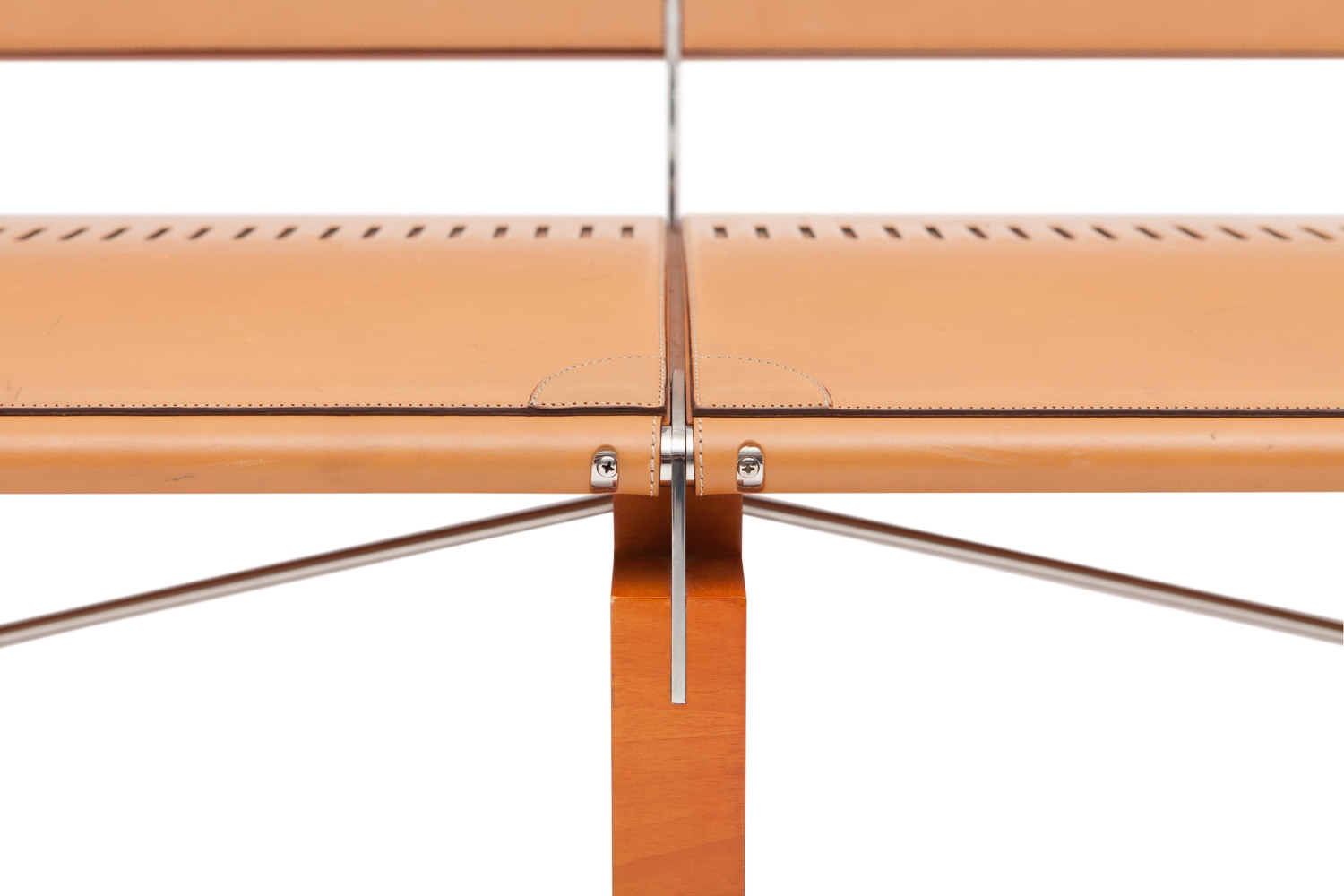 Walnut And Leather Africa Bench, Jaime Tresserra - 1988