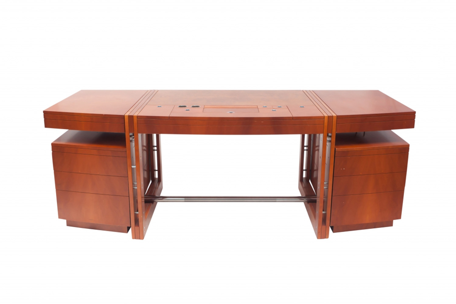 Rare Walnut & Oak Target Desk, Jaime Tresserra - 1988