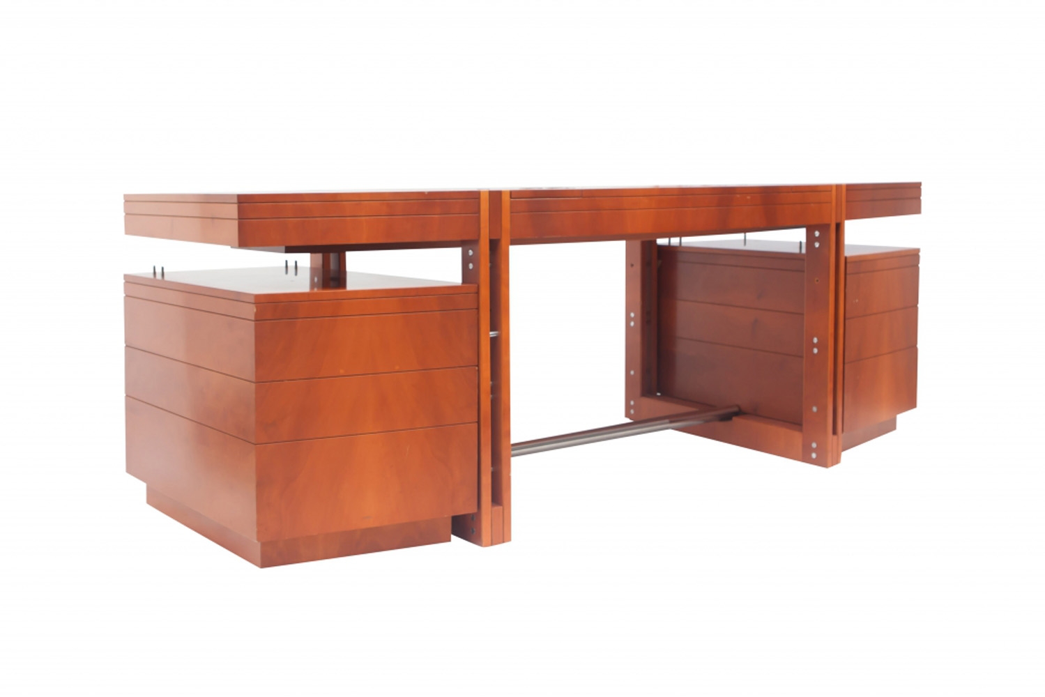 Rare Walnut & Oak Target Desk, Jaime Tresserra - 1988