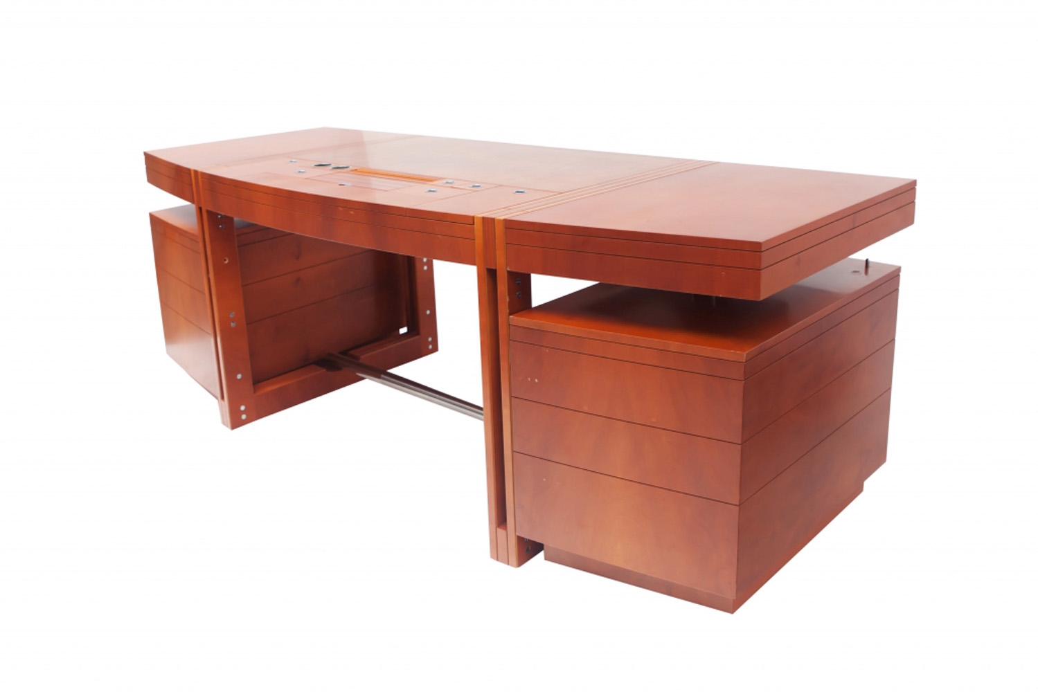 Rare Walnut & Oak Target Desk, Jaime Tresserra - 1988
