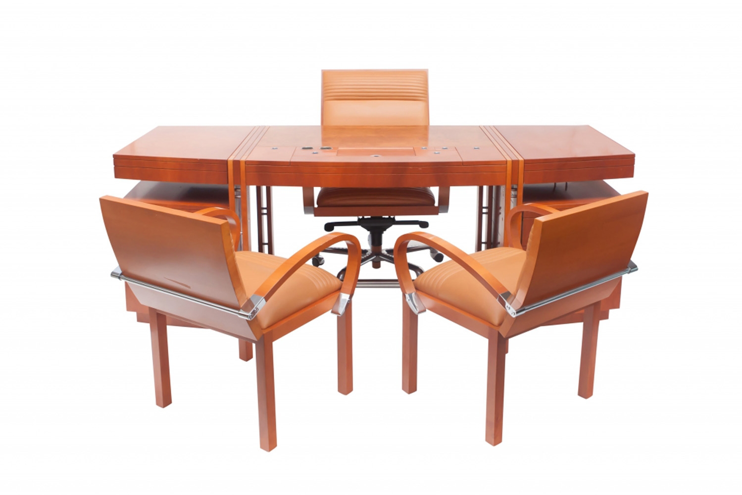 Rare Walnut & Oak Target Desk, Jaime Tresserra - 1988