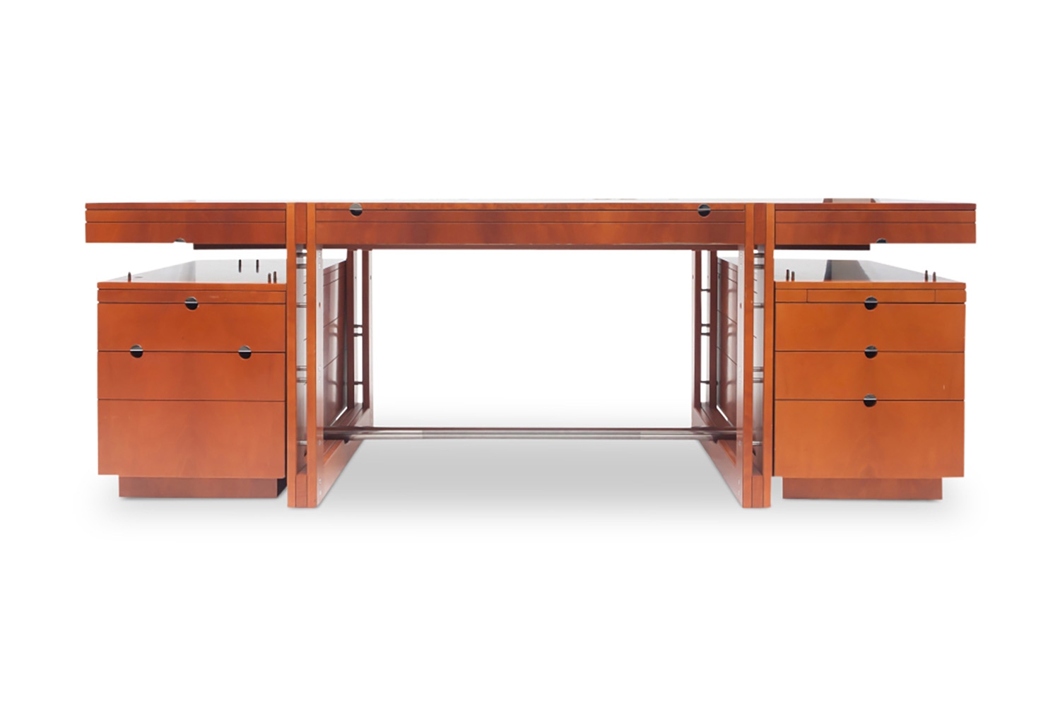 Rare Walnut & Oak Target Desk, Jaime Tresserra - 1988